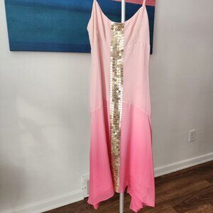 Dreamy ombre dress with sequins